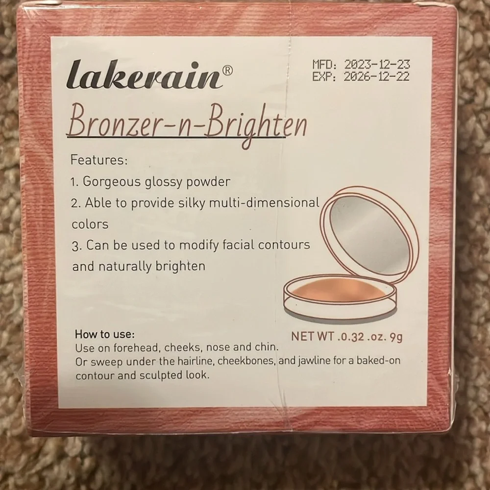 Lakerain Beauty Bronzer-N-Brighten Multipurpose Contour Bronzer